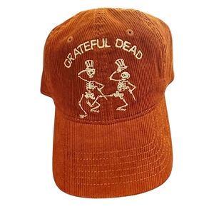 Grateful Dead Ball Cap Corduroy and Rusty Red Color NWT